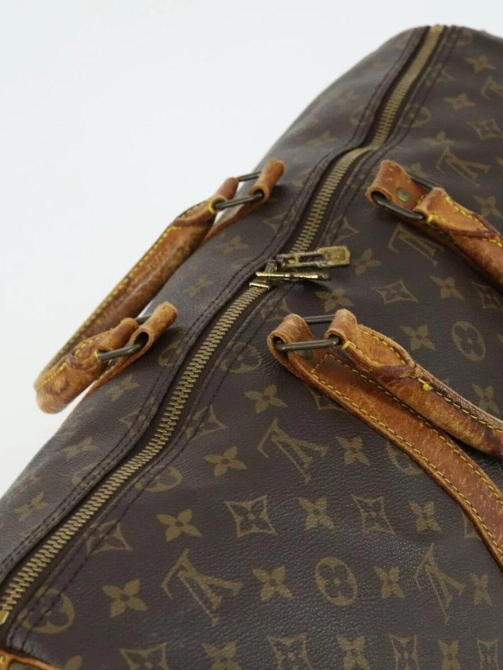 LOUIS VUITTON Monogram Keepall Bandouliere 50 Boston Bag M41416 LV Auth 158742 - Picture 9 of 16